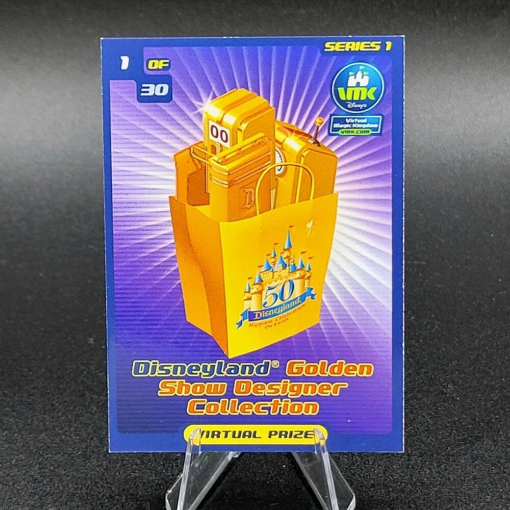 Rare Virtual Magic Kingdom VMK Disneyland Exclusive Golden Show Collection